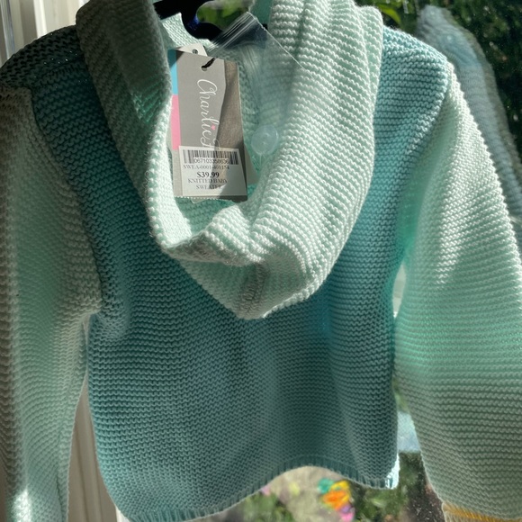 Charlie Paige knitted baby sweater with hood - Picture 2 of 4